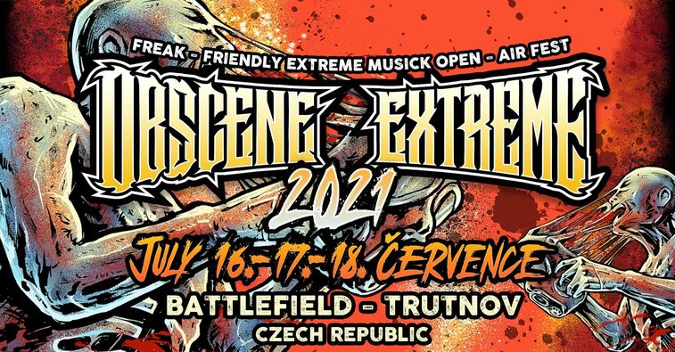 Průmyslová smrt vystoupí na Obscene extreme festivalu 2021